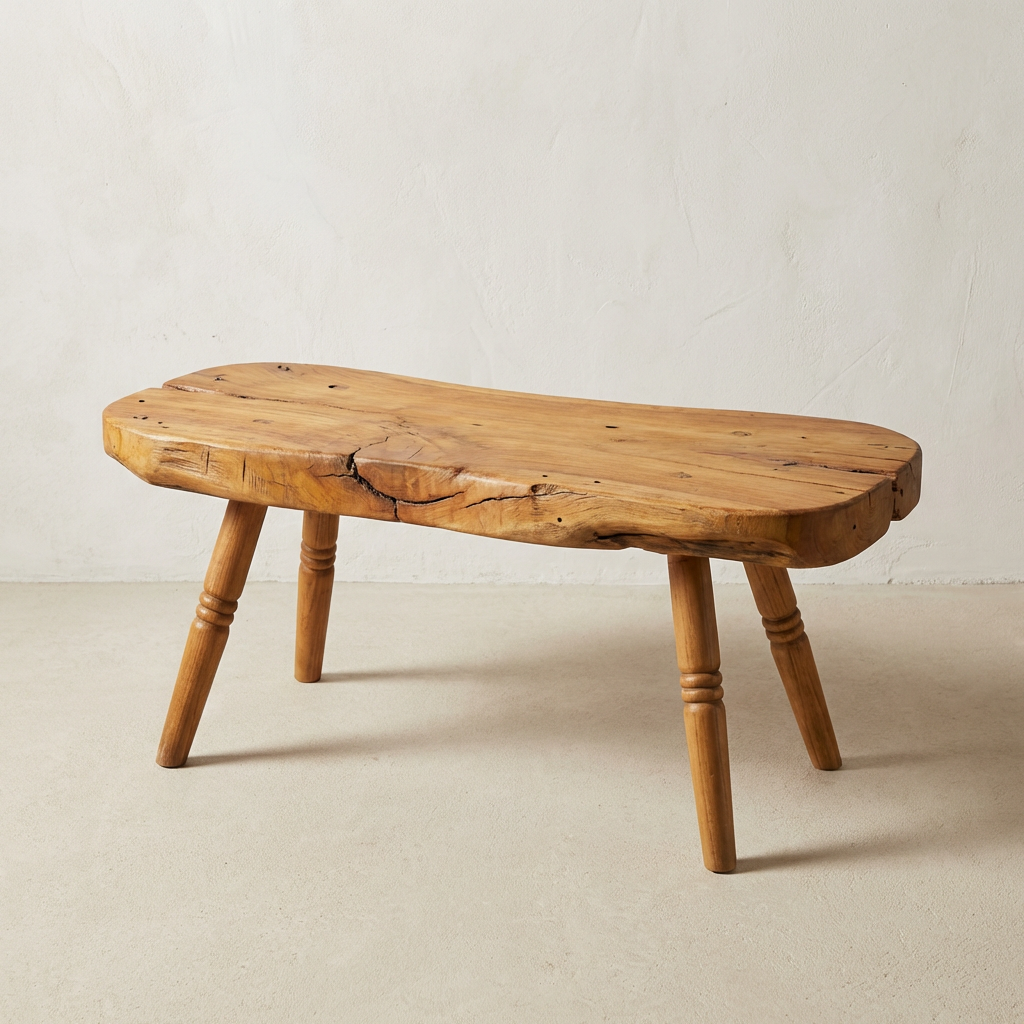 Pebble Slab Bench — Bench