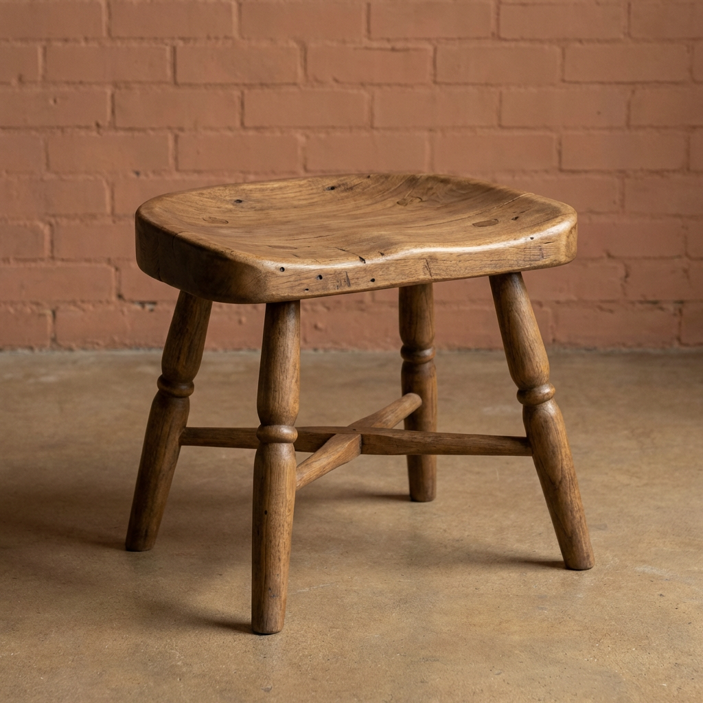 Curved Saddle Stool — Stool