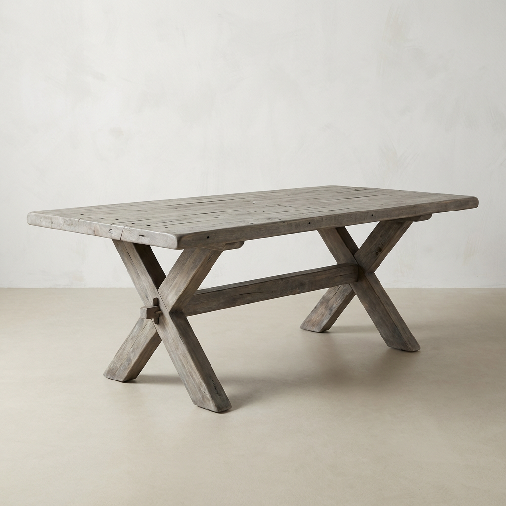 Crossroad X Trestle Dining — Dining table