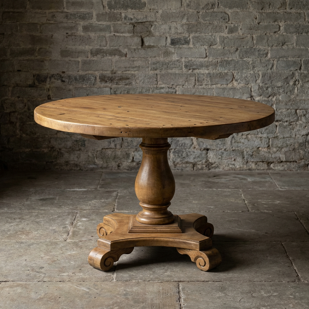 Aurelio Round Pedestal Dining — Dining table