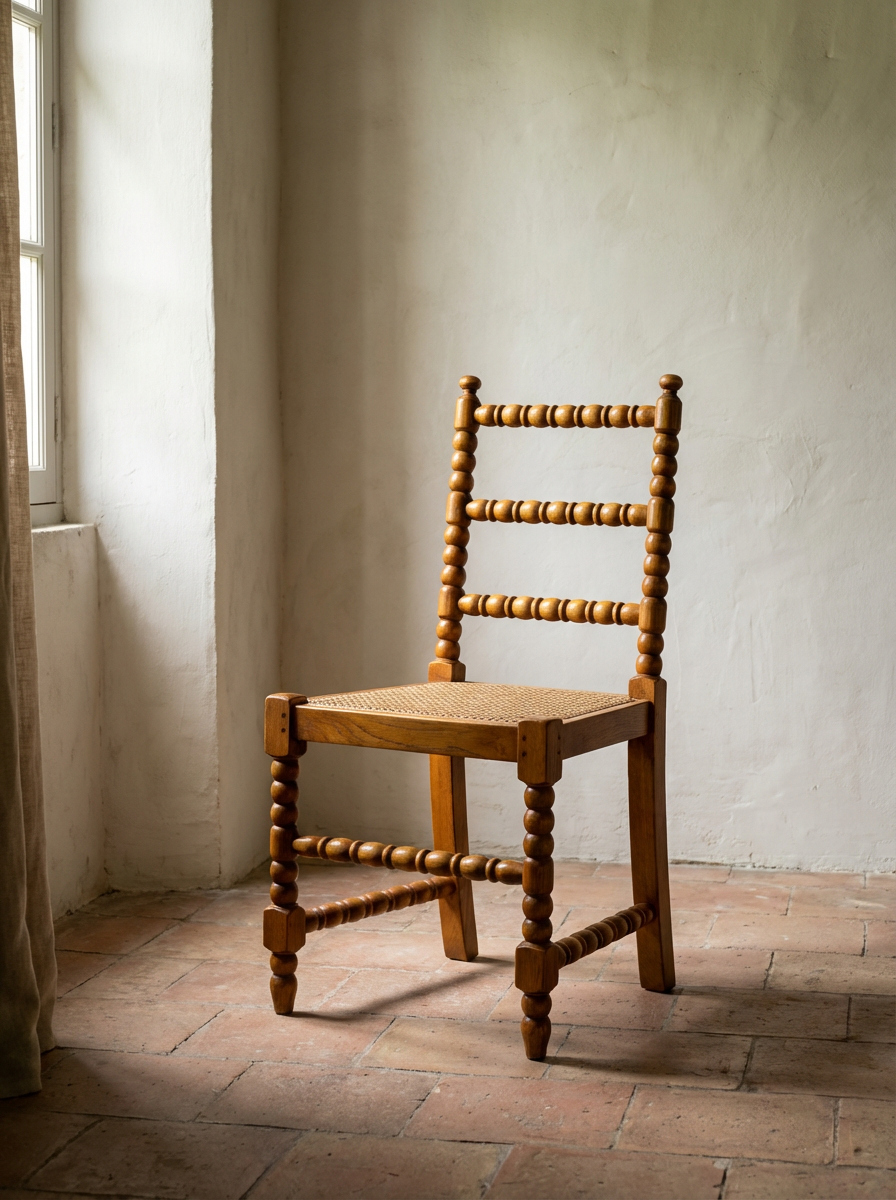 Bobbin Honey Oak — Dining chair